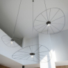Lampa wisząca ESKOLA 110 czarna THORO TH.011CZ