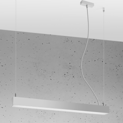 Lampa wisząca PINNE 67 szara 3000K THORO TH.031
