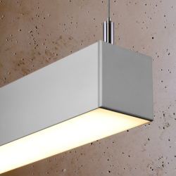 Lampa wisząca PINNE 67 szara 3000K THORO TH.031