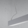 Lampa wisząca PINNE 67 szara 3000K THORO TH.031
