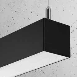 Lampa wisząca PINNE 90 czarna 4000K THORO TH.051