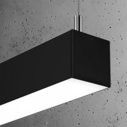 Lampa wisząca PINNE 90 czarna 4000K THORO TH.051