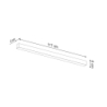 Plafon PINNE 117 czarny 3000K THORO TH.078