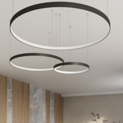 Żyrandol RIO 110 czarny LED 3000K THORO TH.103