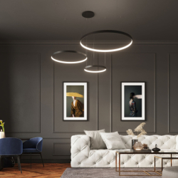 Żyrandol RIO 110 czarny LED 3000K THORO TH.103