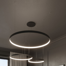 Żyrandol RIO 110 czarny LED 3000K THORO TH.103