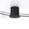 Plafon RIO 55 czarny LED 3000K THORO TH.126