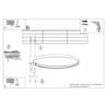 Plafon RIO 55 czarny LED 3000K THORO TH.126