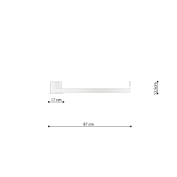 Plafon RIO 78 czarny LED 4000K THORO TH.132