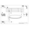 Plafon RIO 78 czarny LED 4000K THORO TH.132