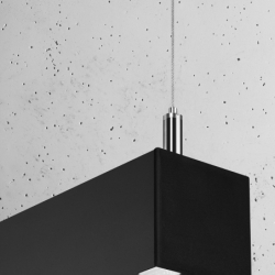 Lampa wisząca PINNE 200 czarna 3000K THORO TH.229
