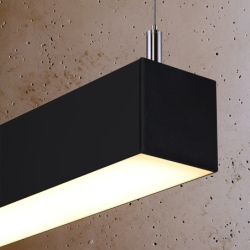 Lampa wisząca PINNE 200 czarna 3000K THORO TH.229