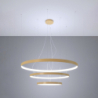 Żyrandol RIO 3 55/78/110 złoty LED 4000K THORO TH.269