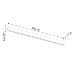 Plafon SOREN czarny LED 4000K THORO TH.284