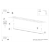 Plafon SOREN czarny LED 4000K THORO TH.284