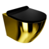 Miska wisząca WC Sofi Slim Gold/Black LAVITA (LAV.1413)