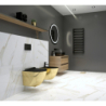 Miska wisząca WC Sofi Slim Gold/Black LAVITA (LAV.1413)