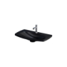 Umywalka meblowa 82 cm, syntetyczna LOUIS czarny mat (konglomerat) ORISTO UME-LU-82-94