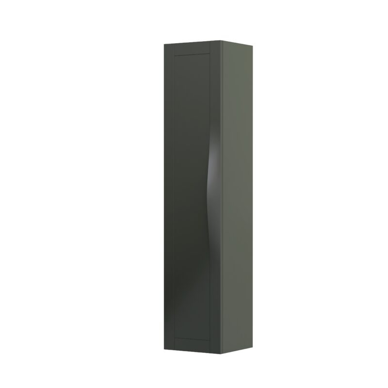 Szafka wysoka boczna 35 cm, jedne drzwi SKAGEN oliwkowy zielony mat uniwersalna lwea/prawa ORISTO OR49-SB1D-35-17