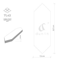TRITONE BLACK 03 MATT 7,5x22,7  MAT (P.55263)