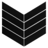 ROYAL CHEVRON BLACK MATT 31,8x22,4  MAT (P.55277)