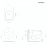 Vernal miska WC wisząca PureRim z powłoką SmartClean biała OLTENS 42502000