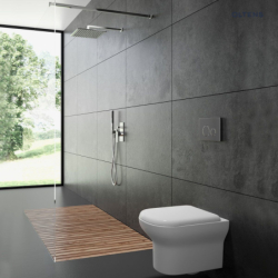 Gulfoss miska WC wisząca z powłoką SmartClean biała OLTENS 42603000