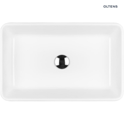 Fossa umywalka 55x34 cm nablatowa prostokątna z powłoką SmartClean biała OLTENS 40801000