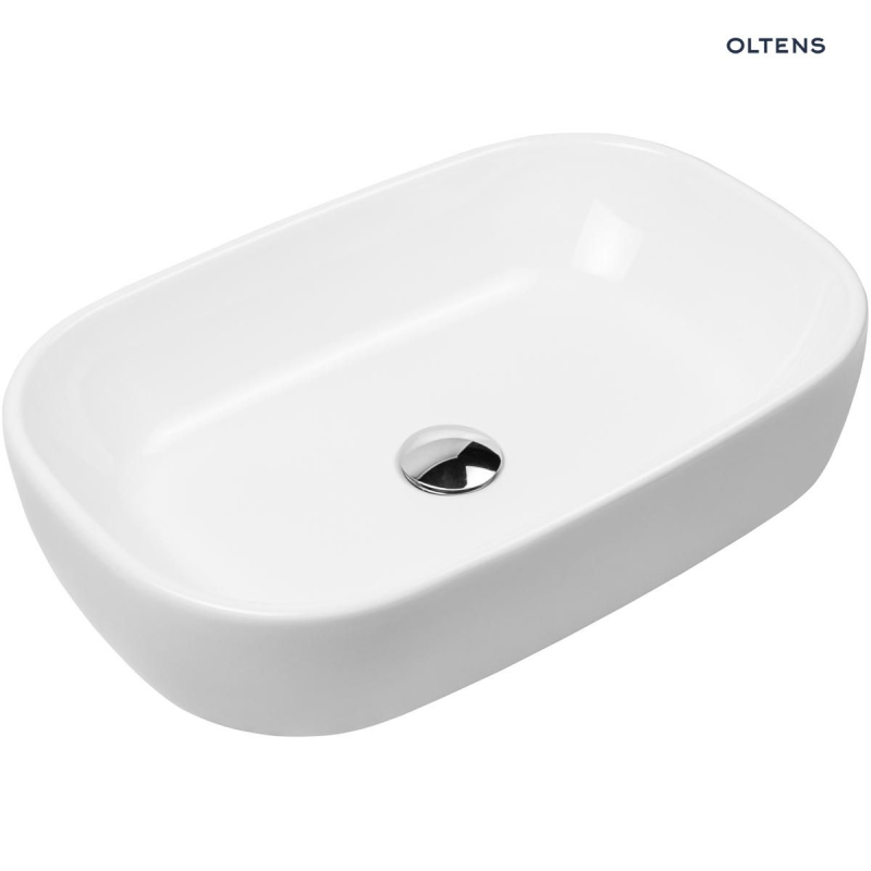 Jurong umywalka 54x36 cm nablatowa z powłoką SmartClean biała OLTENS 40804000