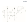 Molle bateria wannowo-prysznicowa kompletna 4-otworowa chrom OLTENS 34200100