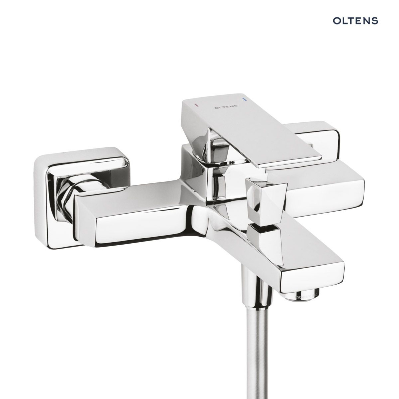 Gota bateria wannowo-prysznicowa ścienna chrom OLTENS 34001100
