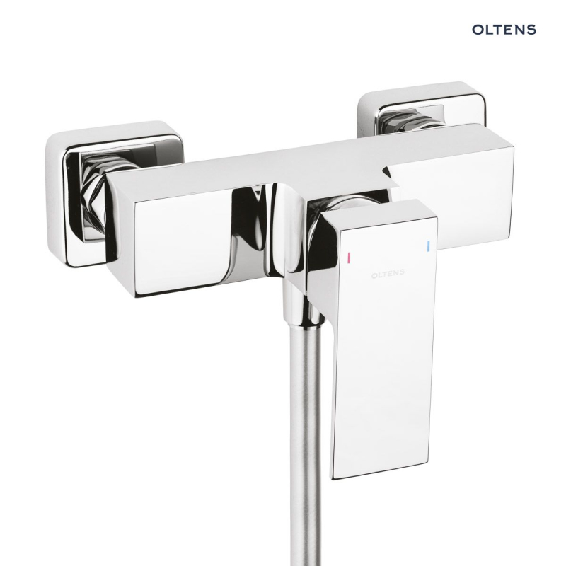 Gota bateria prysznicowa ścienna chrom OLTENS 33001100