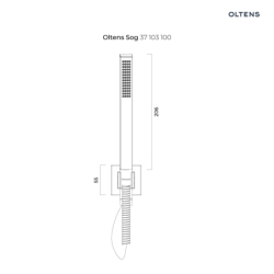 Sog słuchawka prysznicowa chrom OLTENS 37103100