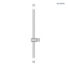 Alling 60 drążek prysznicowy 60 cm chrom OLTENS 37300100