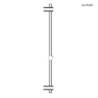 Alling 60 drążek prysznicowy 60 cm chrom OLTENS 37300100