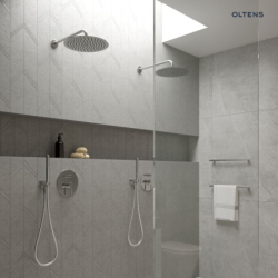 Lagan ramię deszczownicy 40 cm okrągłe chrom OLTENS 39400100
