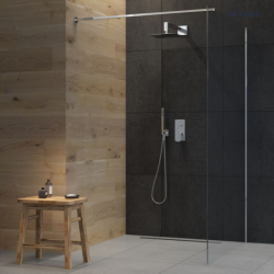 Lagan (S) ramię deszczownicy 40 cm prostokątne chrom OLTENS 39401100