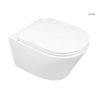 Zestaw Jog miska WC wisząca PureRim z powłoką SmartClean z deską wolnoopadającą Slim OLTENS 42505000