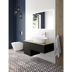 Zestaw Jog miska WC wisząca PureRim z powłoką SmartClean z deską wolnoopadającą Slim OLTENS 42505000