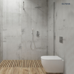 Zestaw Vernal miska WC wisząca PureRim z powłoką SmartClean z deską wolnoopadającą Slim OLTENS 42507000