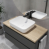 Hadsel umywalka 50x40 cm nablatowa z powłoką SmartClean biała OLTENS 40808000