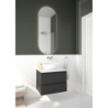 Etne umywalka 40x33 cm nablatowa owalna z powłoką SmartClean biała OLTENS 40813000