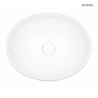 Etne umywalka 40x33 cm nablatowa owalna z powłoką SmartClean biała OLTENS 40813000