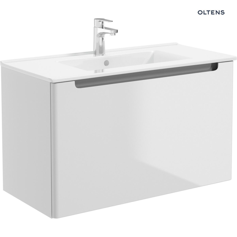 Jog umywalka 81x39 cm meblowa prostokątna biała OLTENS 41204000