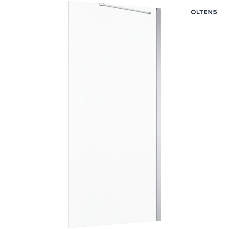 Trana ścianka prysznicowa 80 cm boczna do drzwi szkło przezroczyste OLTENS 22102100