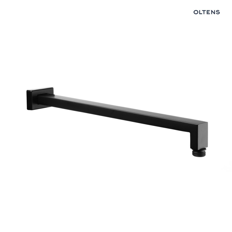Lagan (S) ramię deszczownicy 40 cm prostokątne czarny mat OLTENS 39401300