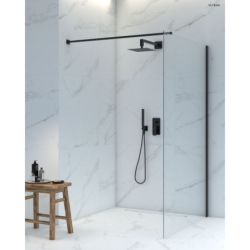Lagan (S) ramię deszczownicy 40 cm prostokątne czarny mat OLTENS 39401300