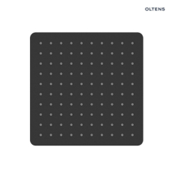 Vindel (S) deszczownica 30 cm kwadratowa czarny mat OLTENS 37001300