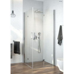 Sondera Lagan deszczownica 30 cm okrągła z ramieniem ściennym chrom OLTENS 36013100