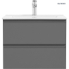 Vernal umywalka z szafką 60 cm grafit mat OLTENS 68000400